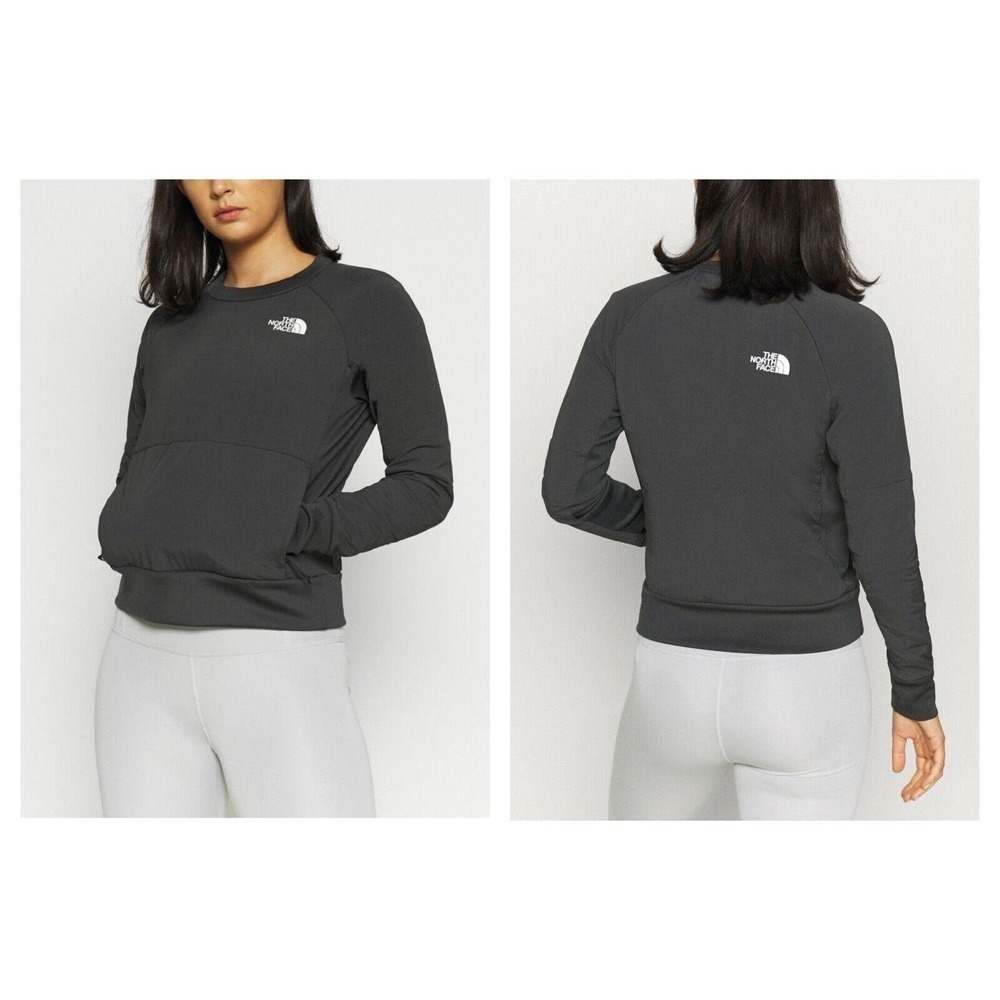 The North Face Black Logo Ventrix LT Hybrid Pullover Sweatshirt Women’s Size SP